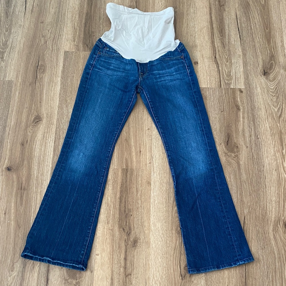 A pea in a pod 7 for all mankind maternity jeans sz 26